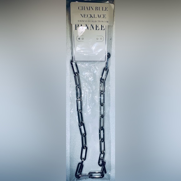 NWT PANNEE CHAIN RULE NECKLACE 📿, Sz.OS, BNWTIB - Picture 3 of 4